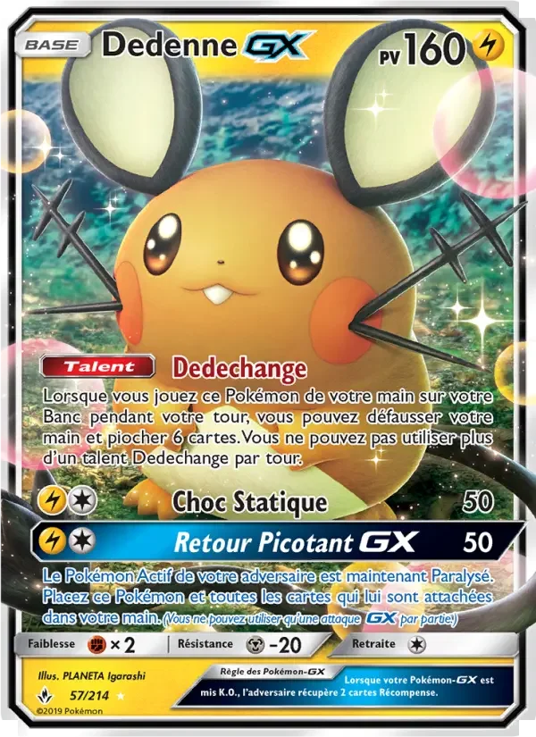 Carte Dedenne GX