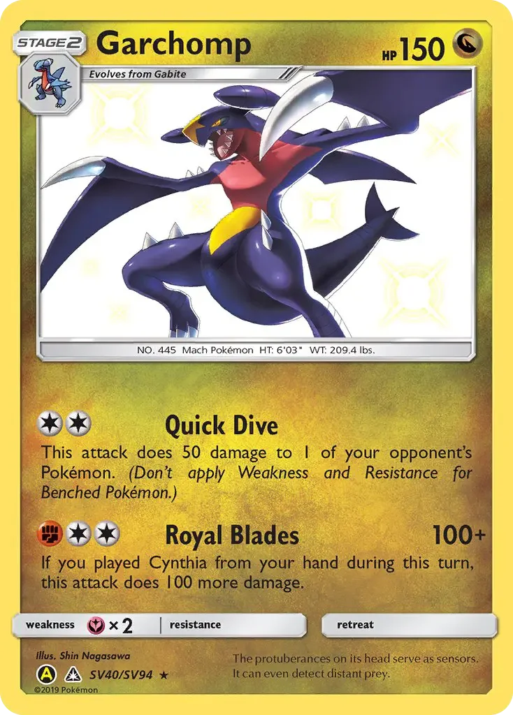 Carte Pokémon Carchacrok — Destinées Occultes