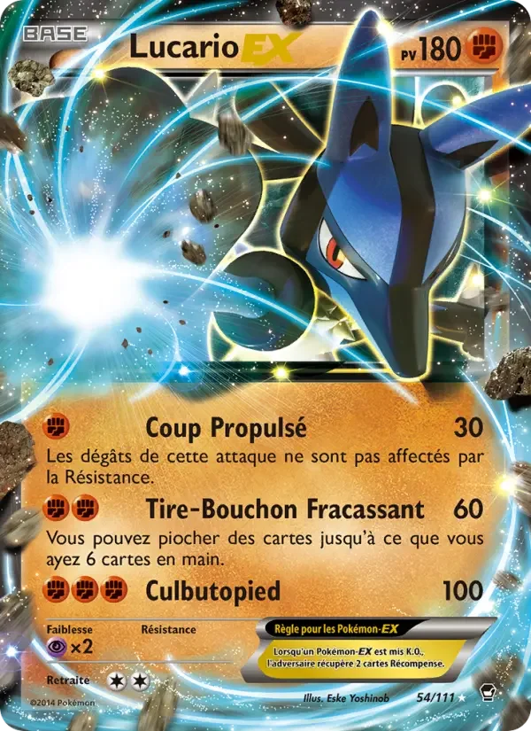 Carte Lucario EX
