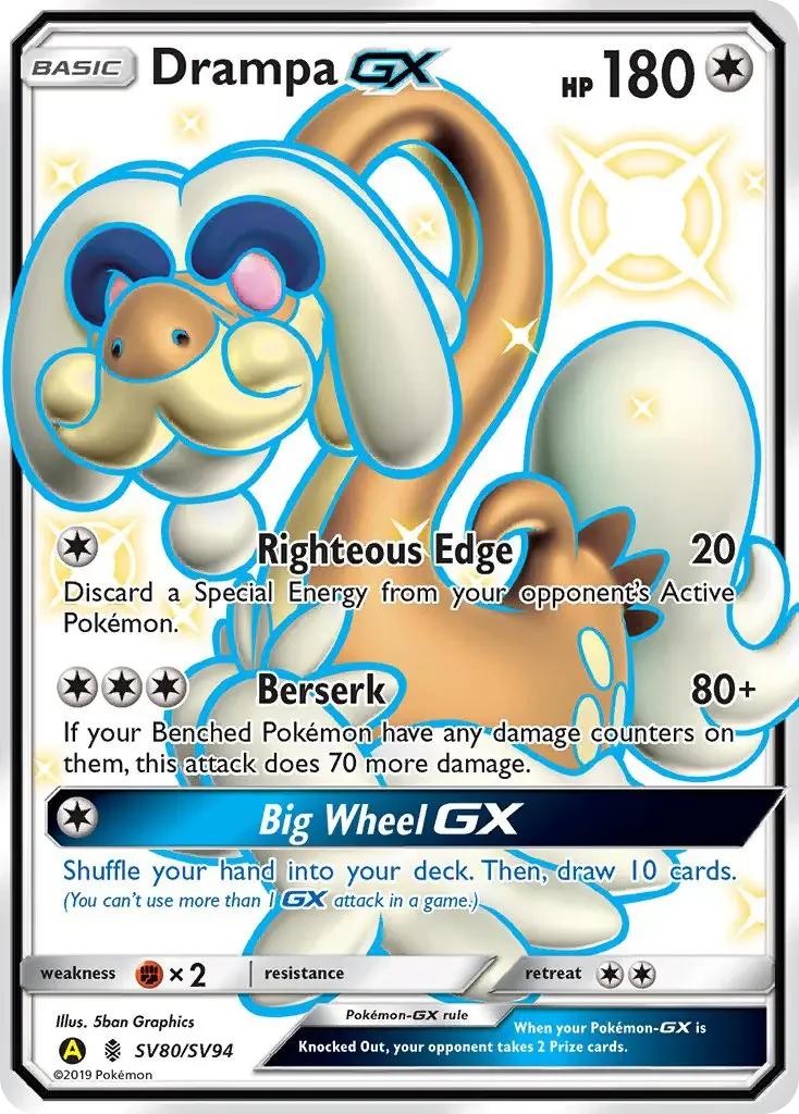 Carte Pokémon Draïeul-GX — Destinées Occultes