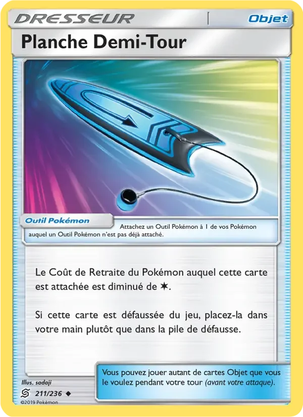 Carte Planche Demi-Tour