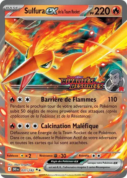 Carte Sulfura-ex de la Team Rocket