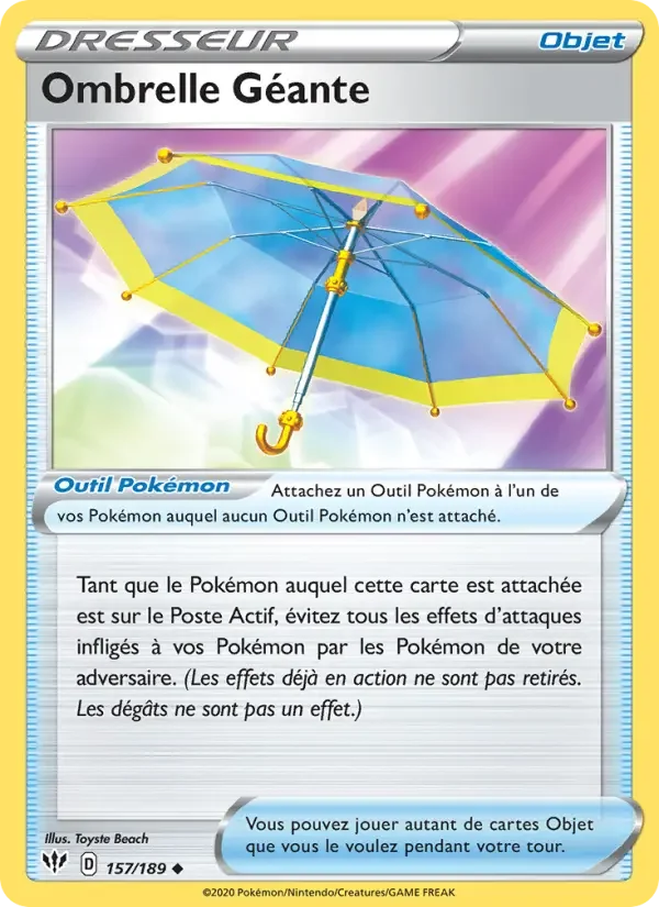 Carte Ombrelle Géante