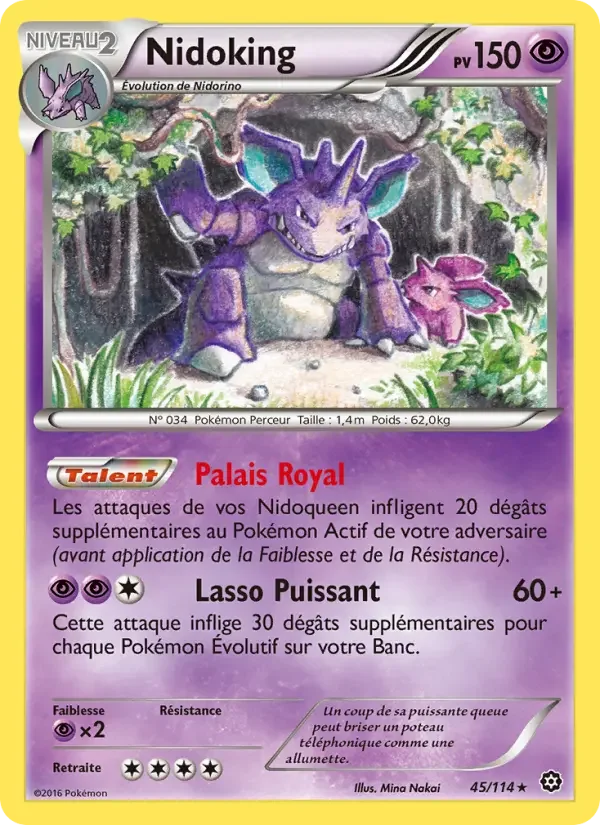 Carte Nidoking