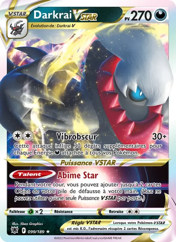 Carte Darkrai VSTAR