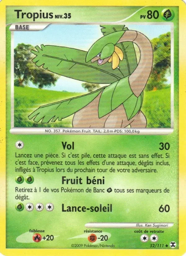 Carte Tropius Niv. 35