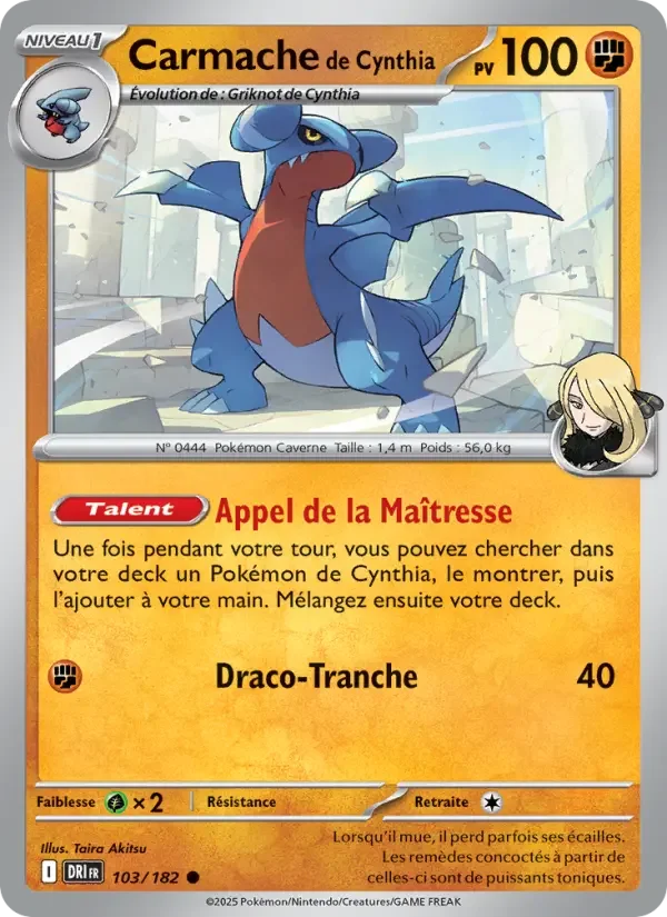 Carte Carmache de Cynthia