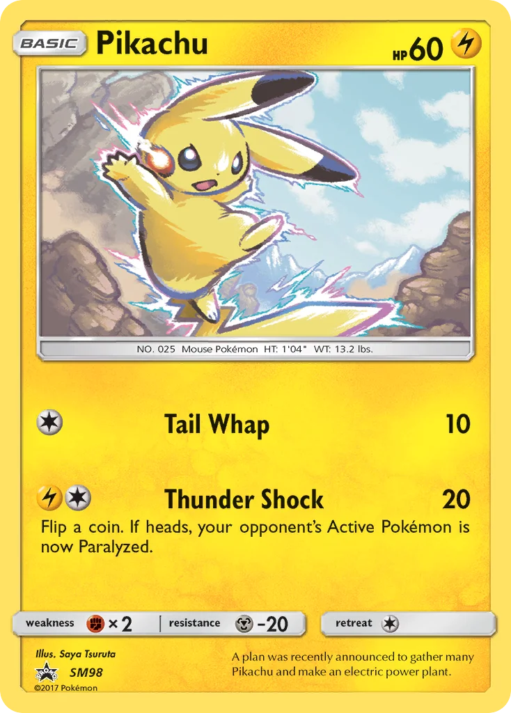 Carte Pikachu