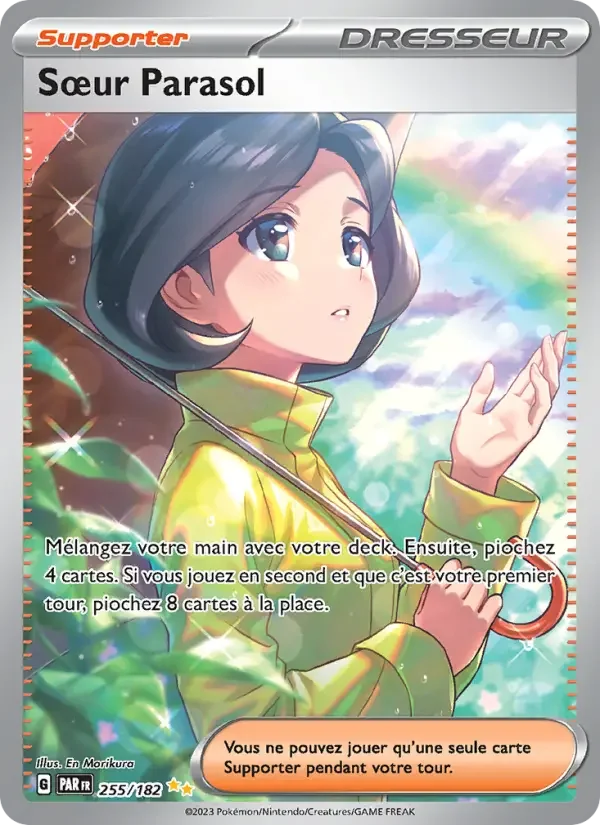 Carte Sœur Parasol