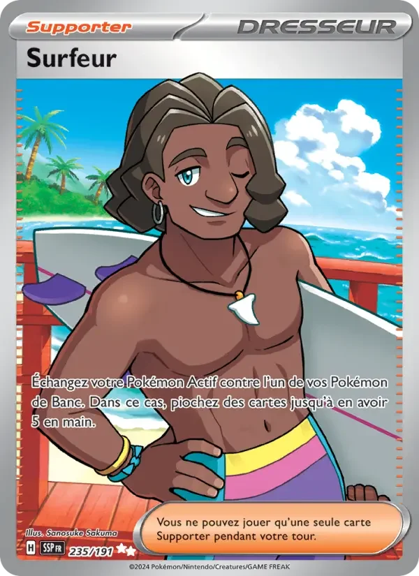 Carte Surfeur