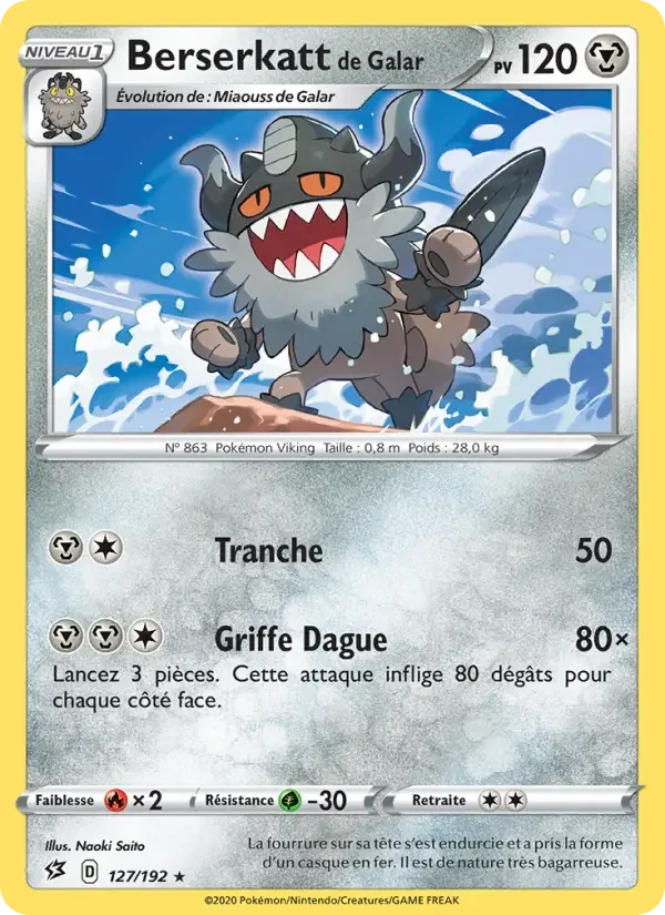 Carte Berserkatt de Galar