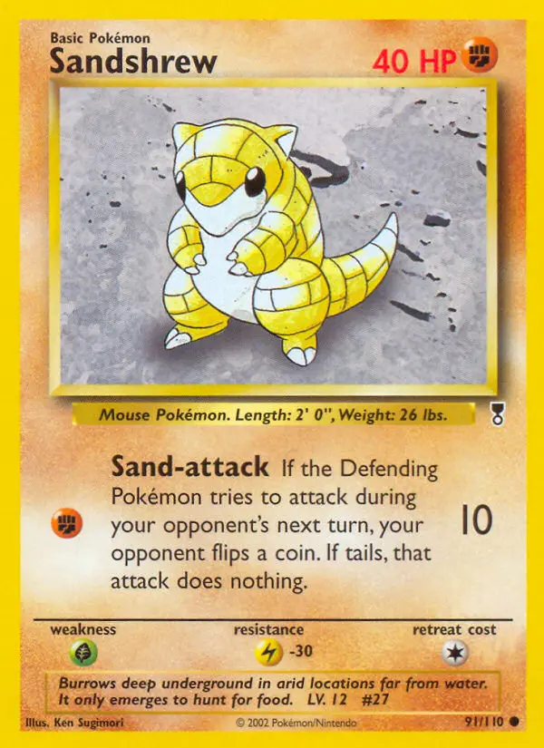 Carte Sandshrew