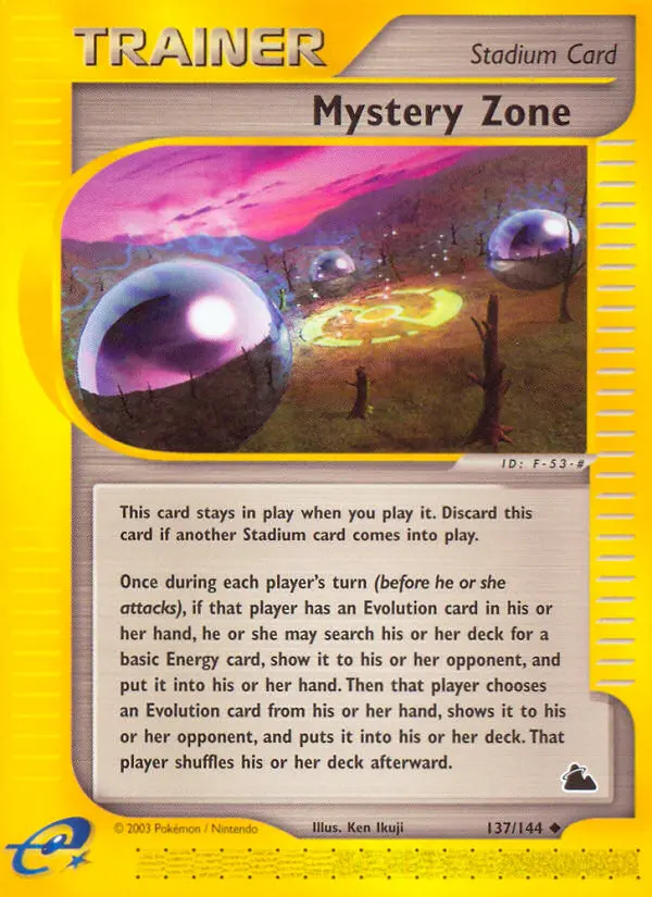 Carte Mystery Zone