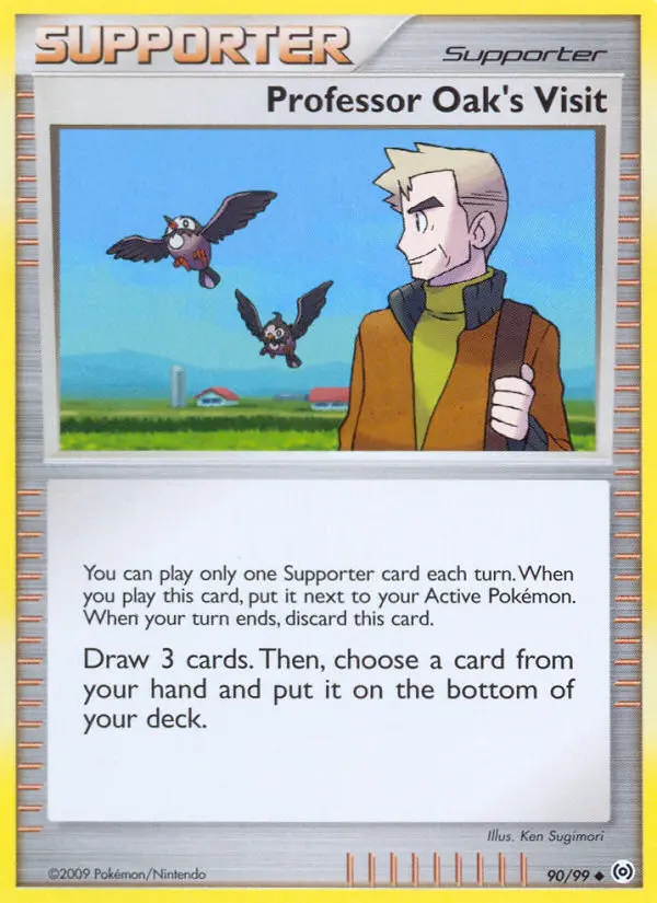 Carte Professor Oak's Visit