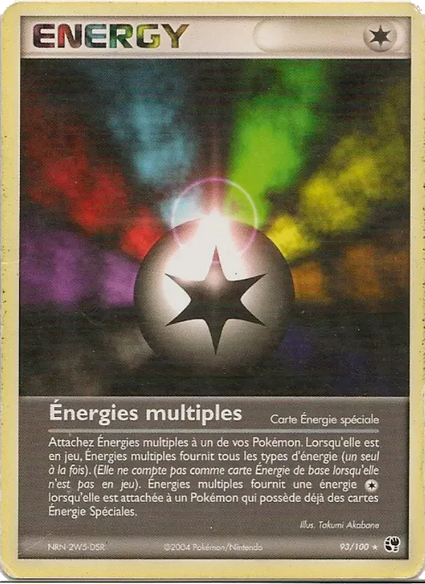 Carte Énergies multiples
