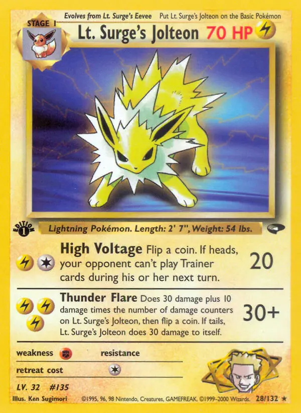 Carte Lt. Surge's Voltali
