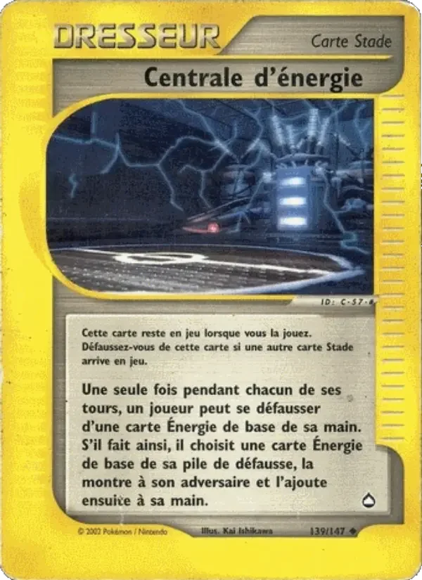 Carte Centrale d'énergie