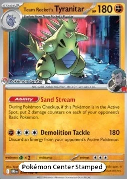 Carte Pokémon Tyranocif de la Team Rocket — Rivalités Destinées