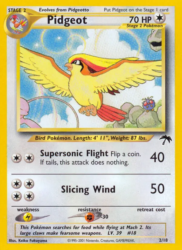 Carte Pidgeot