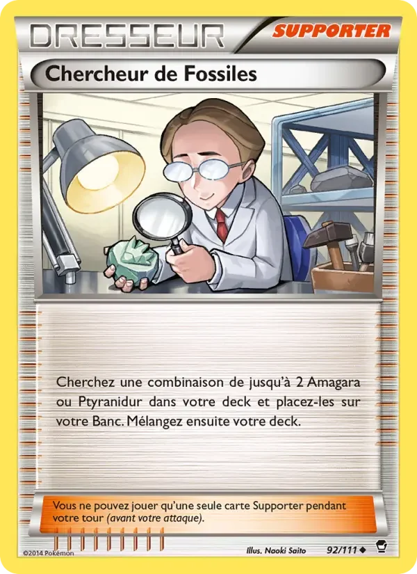 Carte Chercheur de Fossiles