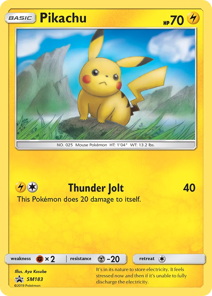 Carte Pikachu
