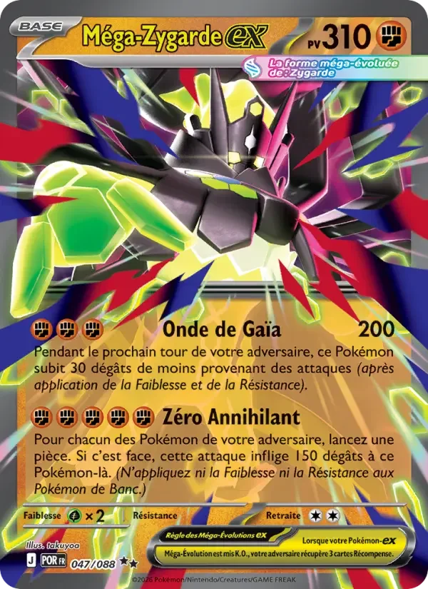 Carte Méga-Zygarde-ex