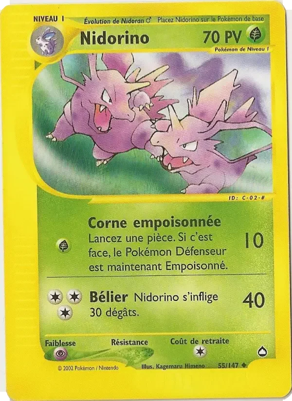 Carte Nidorino