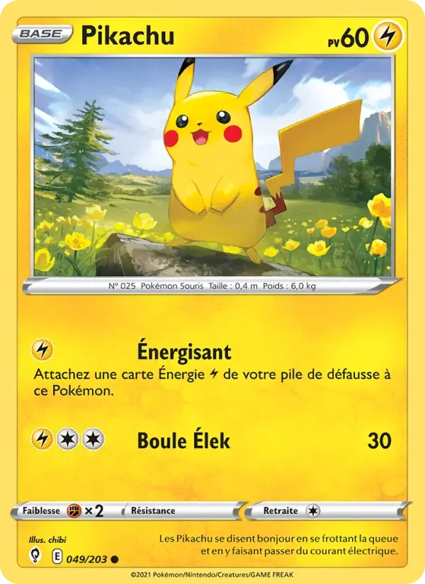 Carte Pikachu