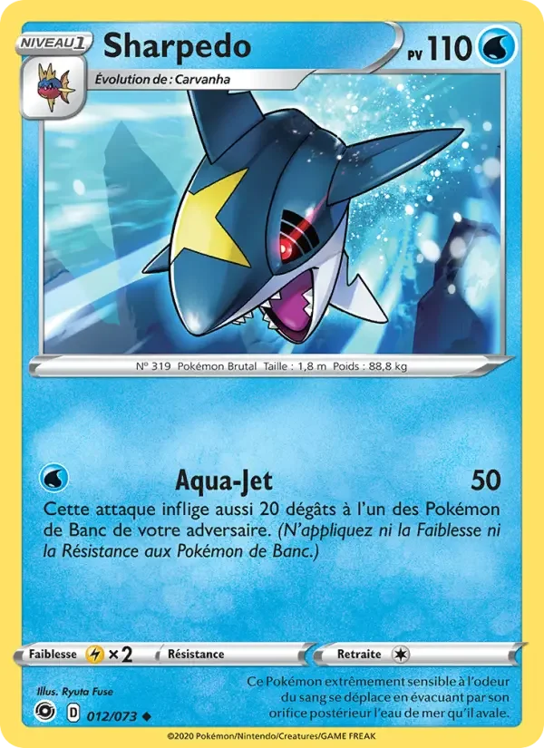 Carte Sharpedo
