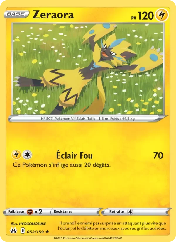 Carte Zeraora
