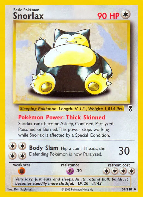 Carte Snorlax