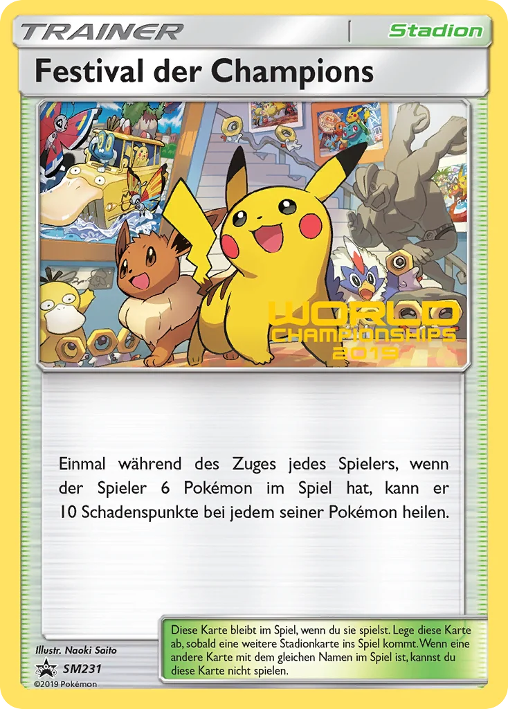Carte Festival des Champions
