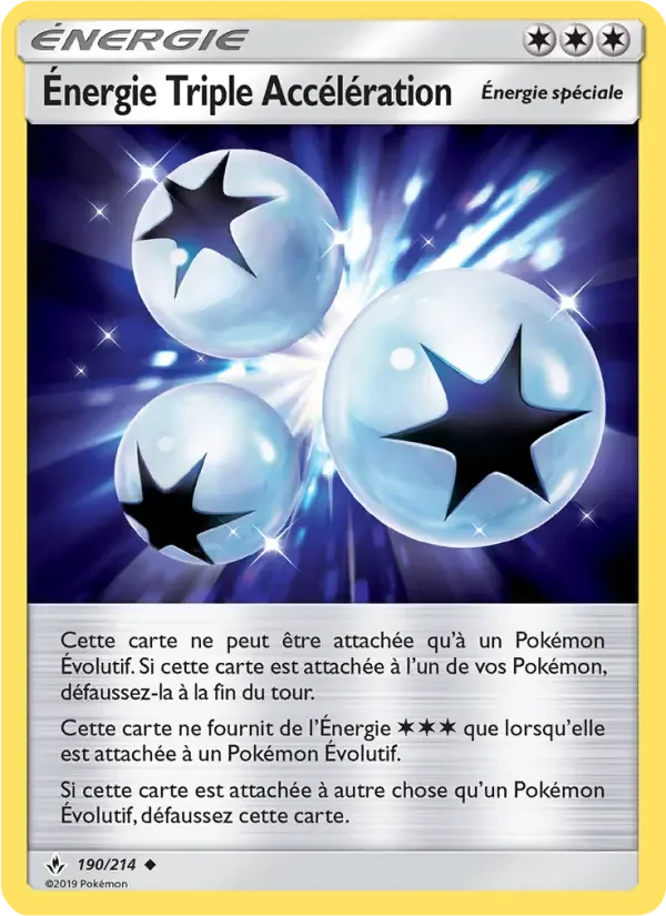 Carte Énergie Triple Accélération