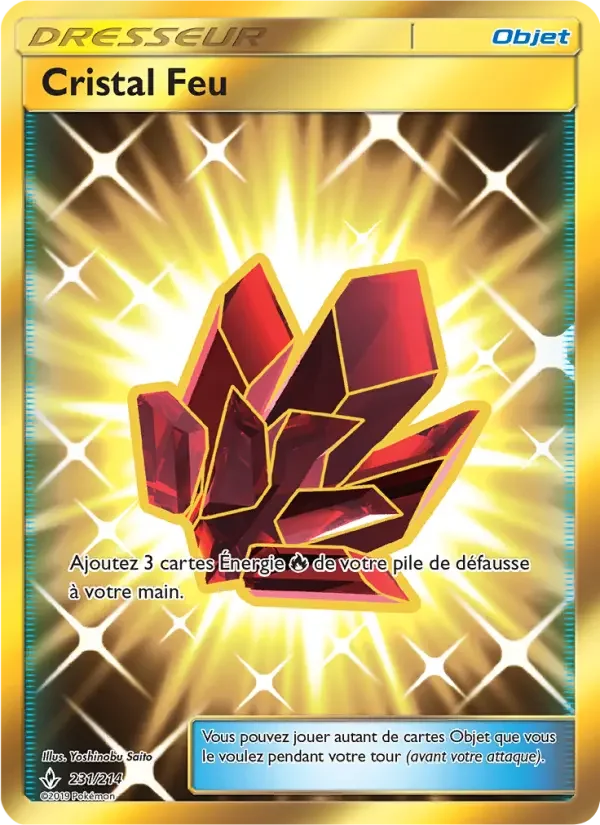 Carte Cristal Feu