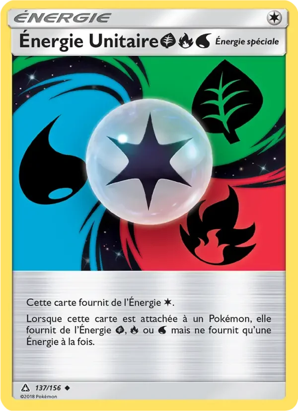 Carte Énergie Unitaire GrassFireWater