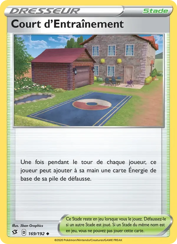Carte Court d'Entraînement