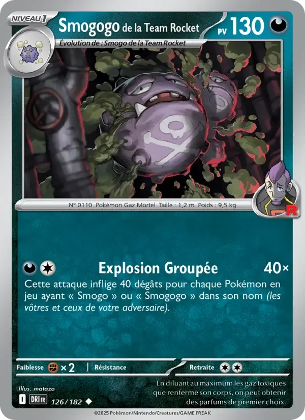 Carte Smogogo de la Team Rocket