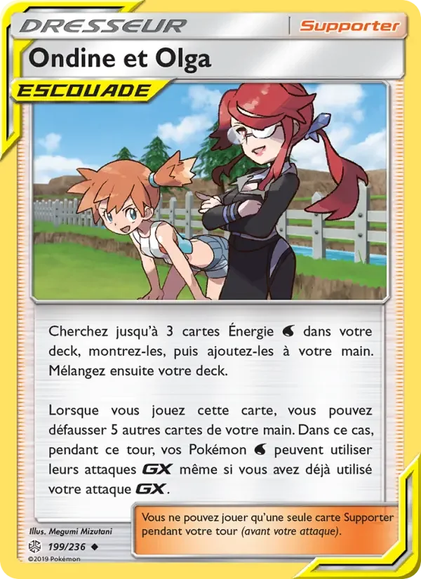 Carte Ondine et Olga