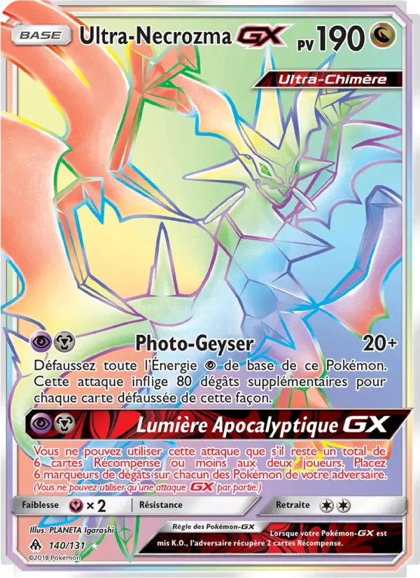 Carte Ultra-Necrozma GX