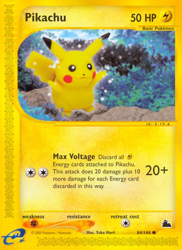 Carte Pikachu