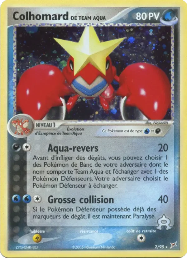 Carte Colhomard de Team Aqua