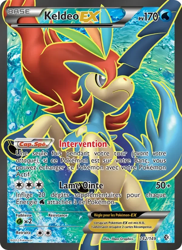 Carte Keldeo EX