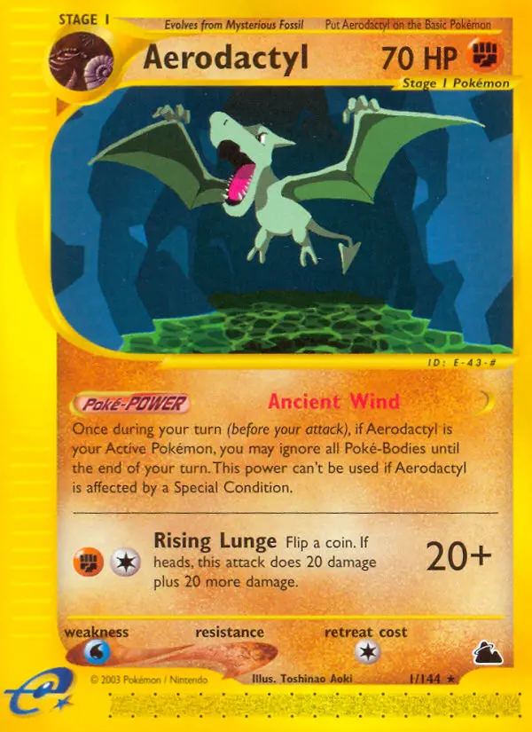 Carte Aerodactyl