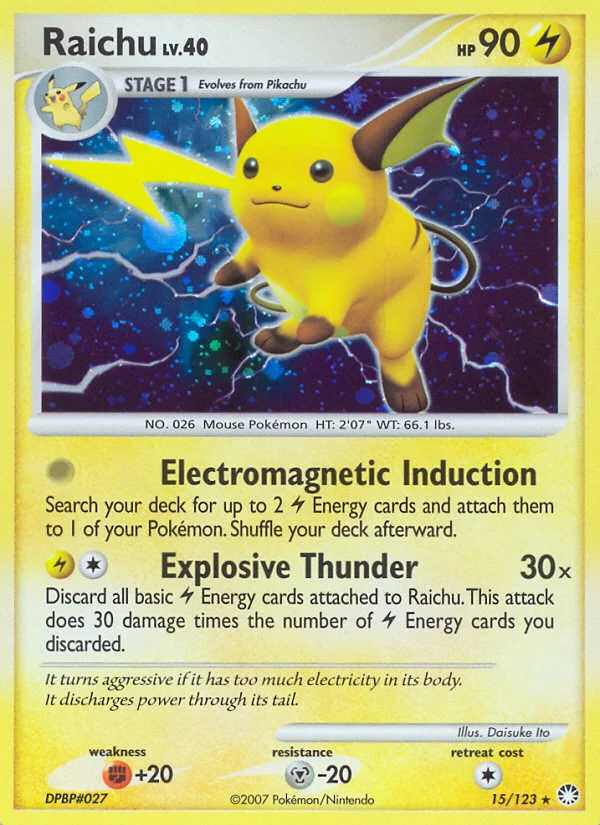 Carte Raichu