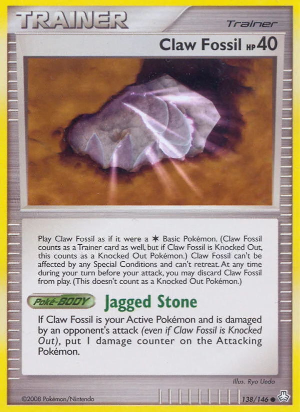 Carte Fossile griffe