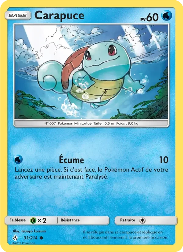 Carte Carapuce