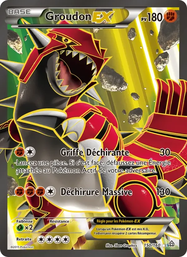 Carte Groudon EX