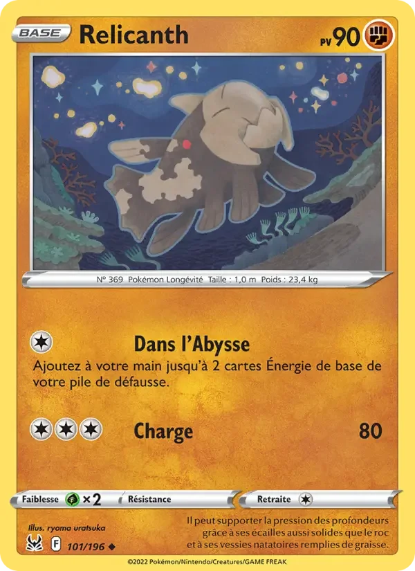 Carte Relicanth