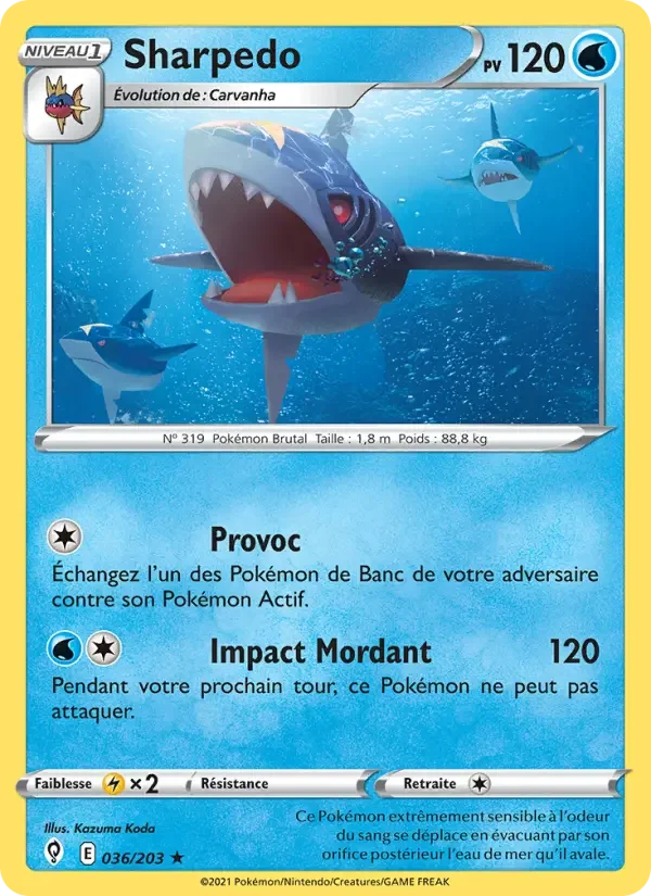 Carte Sharpedo