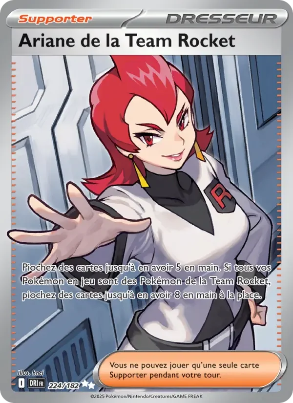 Carte Ariane de la Team Rocket